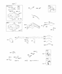 Controls Governor Spring Ignition Diagram and Parts List for 12L332-0106-F8  Briggs and Stratton Engine